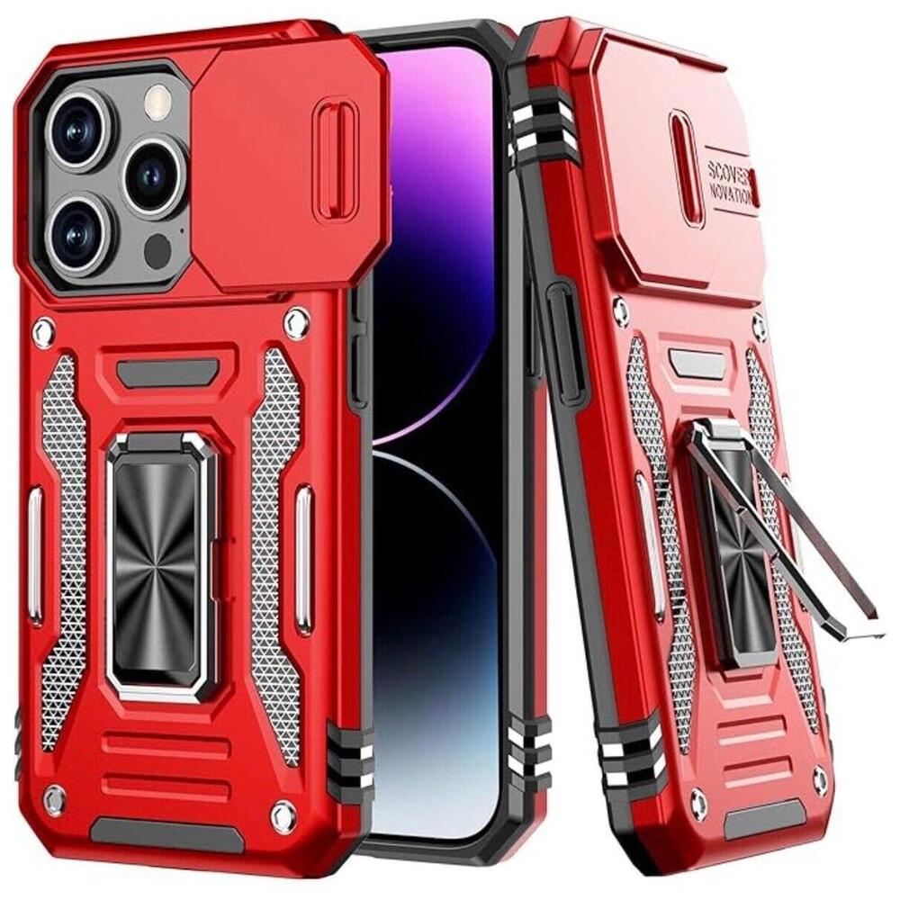AUPAI for iPhone 15 Pro Max Case with Screen Protector-with Magnetic‎ Kickstand